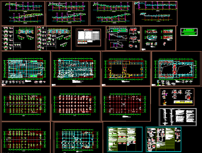 永州钢结构报告厅图纸