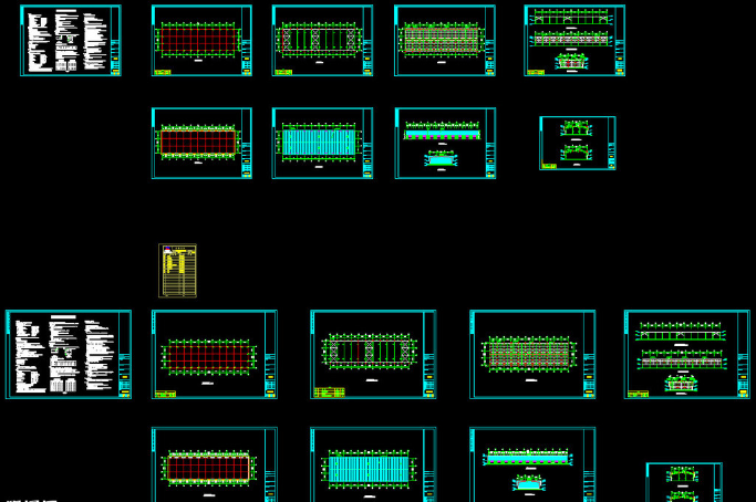 永州钢结构厂房图纸